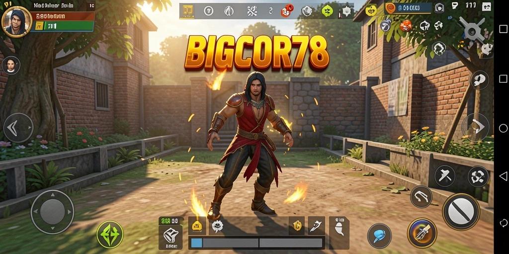 Screenshot BIGCOR78 menunjukkan aksi gameplay simulasi yang memukau.