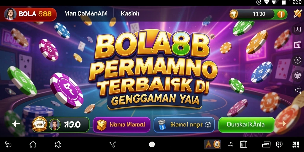 Gambaran gameplay menarik di BOLA88 dengan suasana kasino nyata.