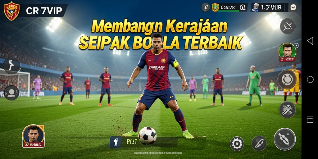 Tampilan gameplay CR7VIP yang mendebarkan dan interaktif