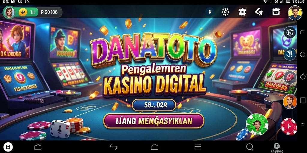 Tampilkan gameplay seru dari berbagai permainan Kasino di DANATOTO.