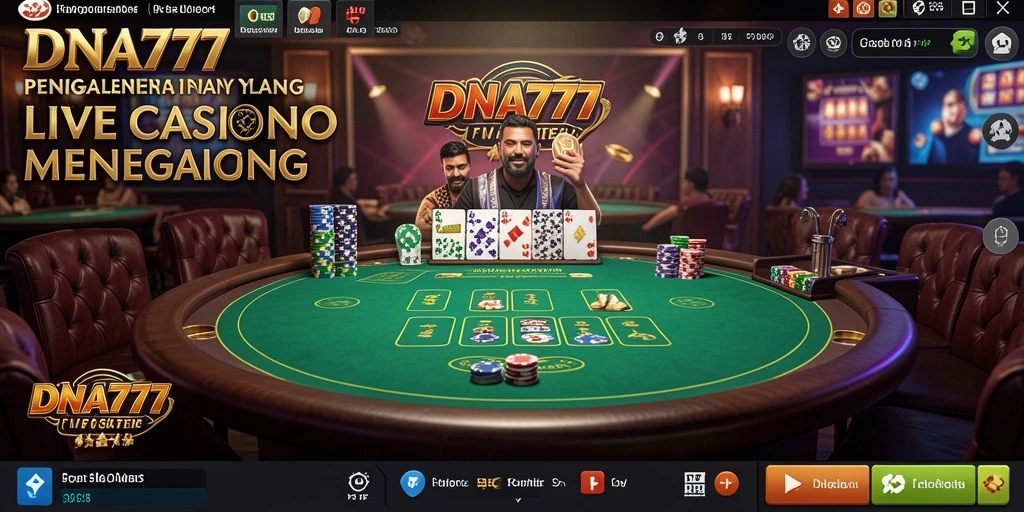 Gameplay Live Casino yang mendebarkan dan interaktif di DNA777.