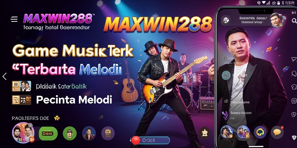 Tampilan gameplay <strong>MAXWIN288</strong> yang dinamis dan menarik bagi penggiat musik.