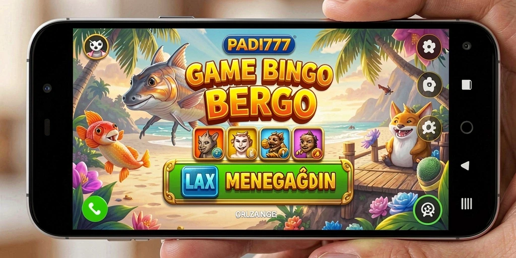 Tampilan permainan Bingo yang menarik dan interaktif di PADI777.