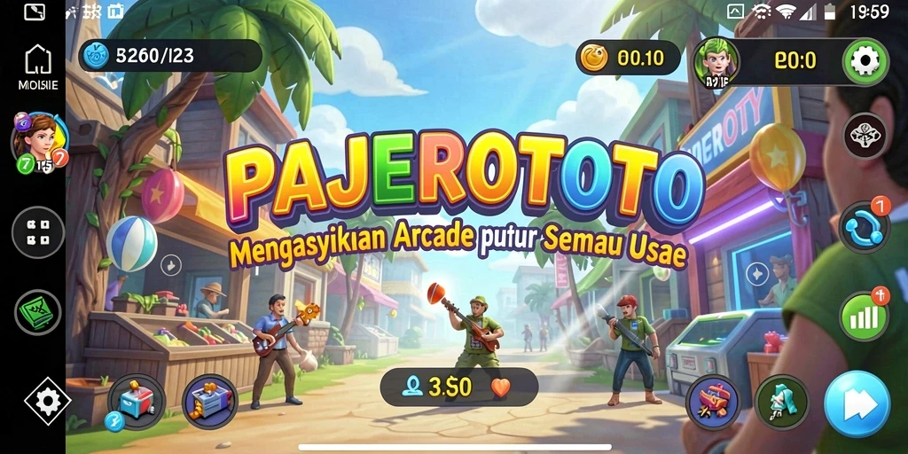 Tangkapan layar PAJEROTOTO menampilkan aksi gameplay yang seru dan penuh warna.