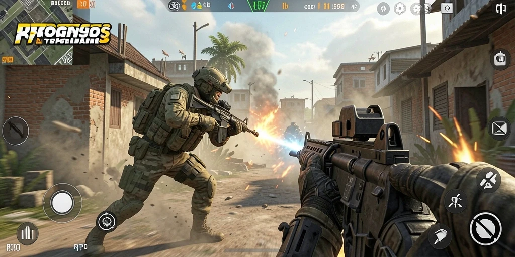 Screenshot gameplay memperlihatkan pertarungan intens dalam <strong>RR89</strong>